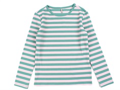 Kids ONLY lagoon/pink lady stribet top